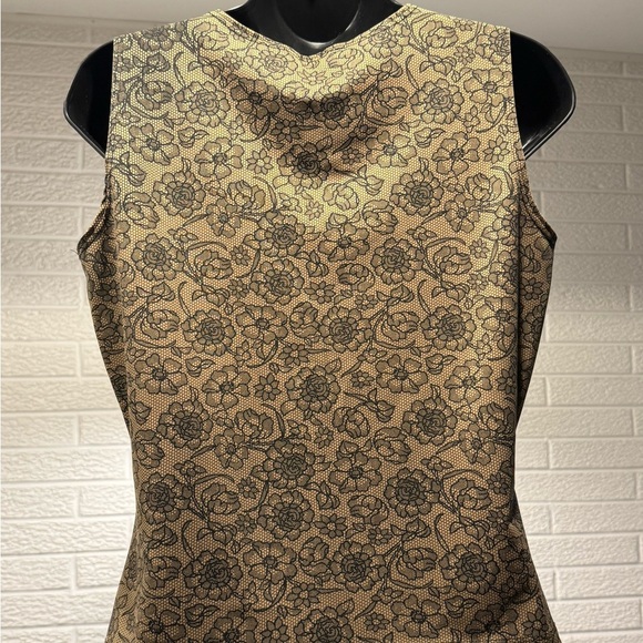 Rave Tan and Black Lace Women's Blouse - Picture 2 of 3